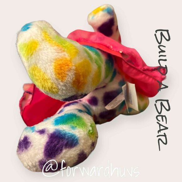 Build a Bear Tie-Dye Triceratops Bear In Dress - Picture 6 of 8